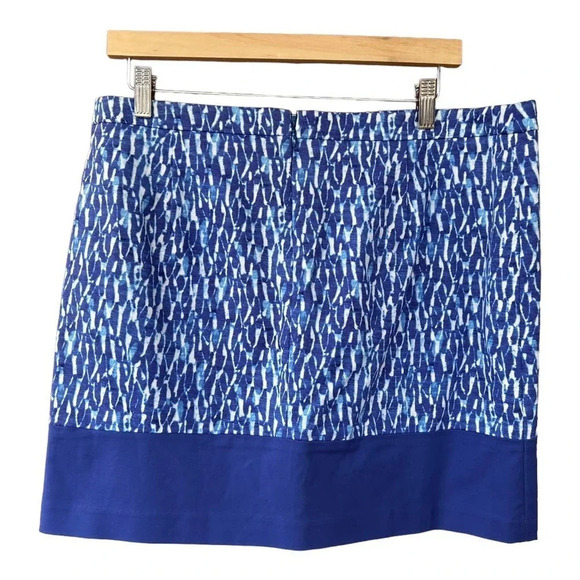 NWT MICHAEL Michael Kors Blue Skirt Size 12 - Picture 6 of 8